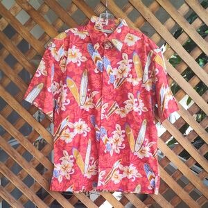 Mens Aloha Style Camp Shirt, 100% Cotton